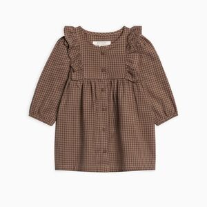 KENDI Rya Flannel Ruffle Dress